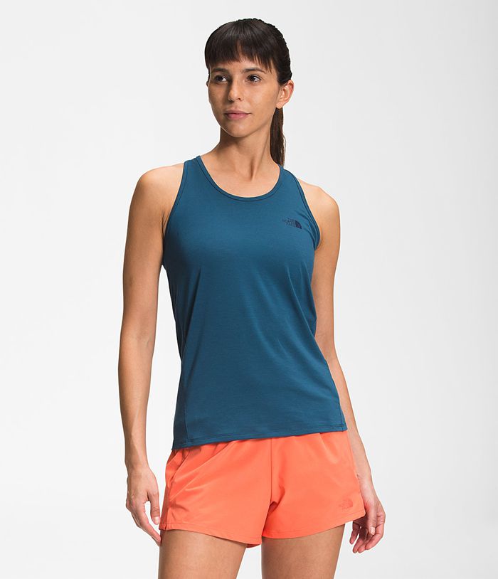 Tank Top The North Face Mujer Wander - Colombia FUTBCO106 - Azules